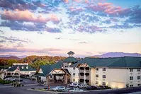 The Lodge At Five Oaks at sunset