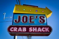 Joe's Crab Shack sign