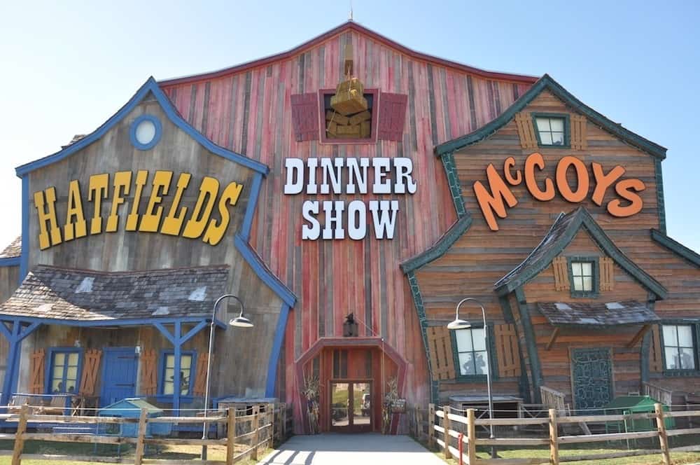 The Hatfield & McCoy Dinner Show in the Smoky Mountains.