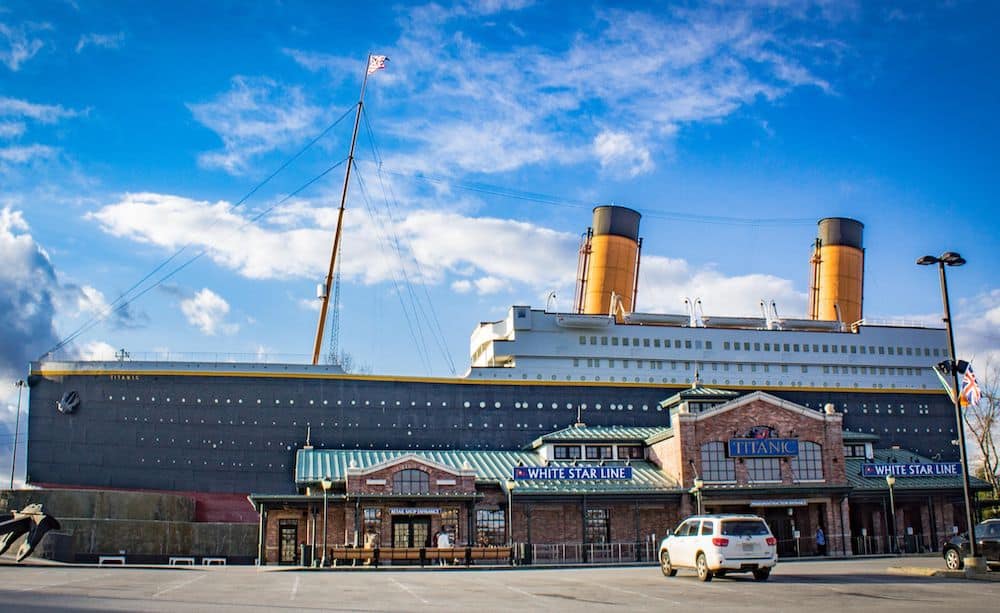 Titanic museum in Pigeon Forge