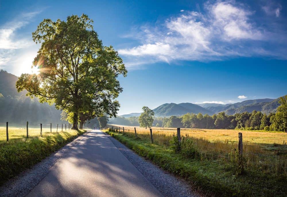 Cades Cove on a summer morning