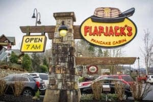 Flapjack's Pancake Cabin in Gatlinburg