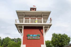 adventure park zipline tower